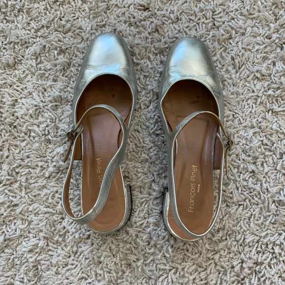 Francois Shoes Francois Silver Metallic